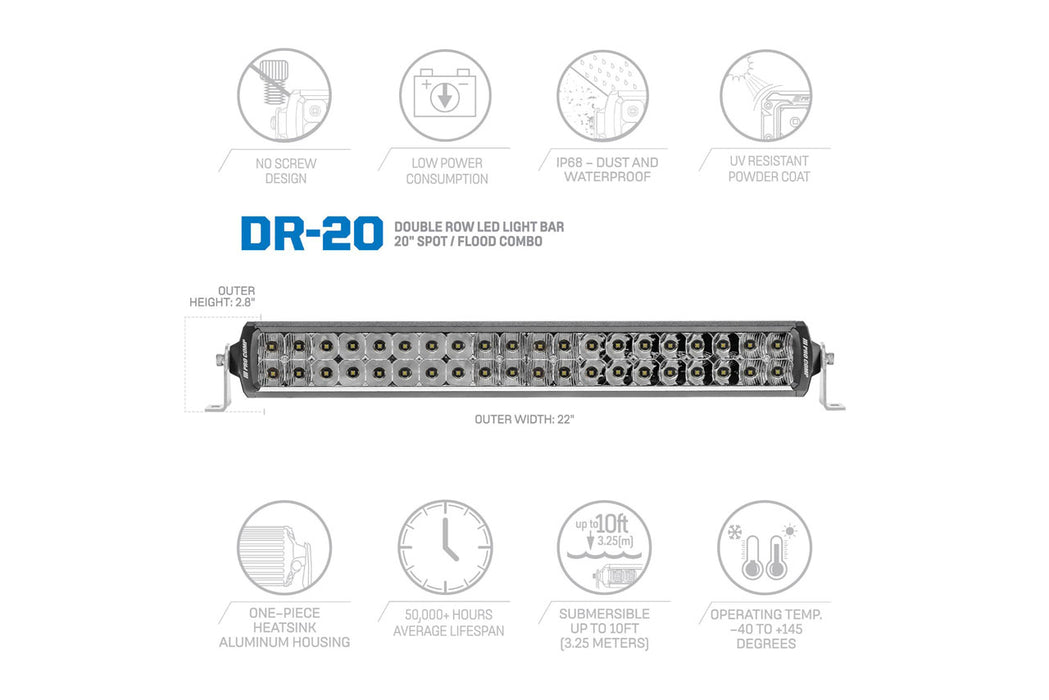 Pro Comp Double Row 20 Inch LED Light Bars EXP75220