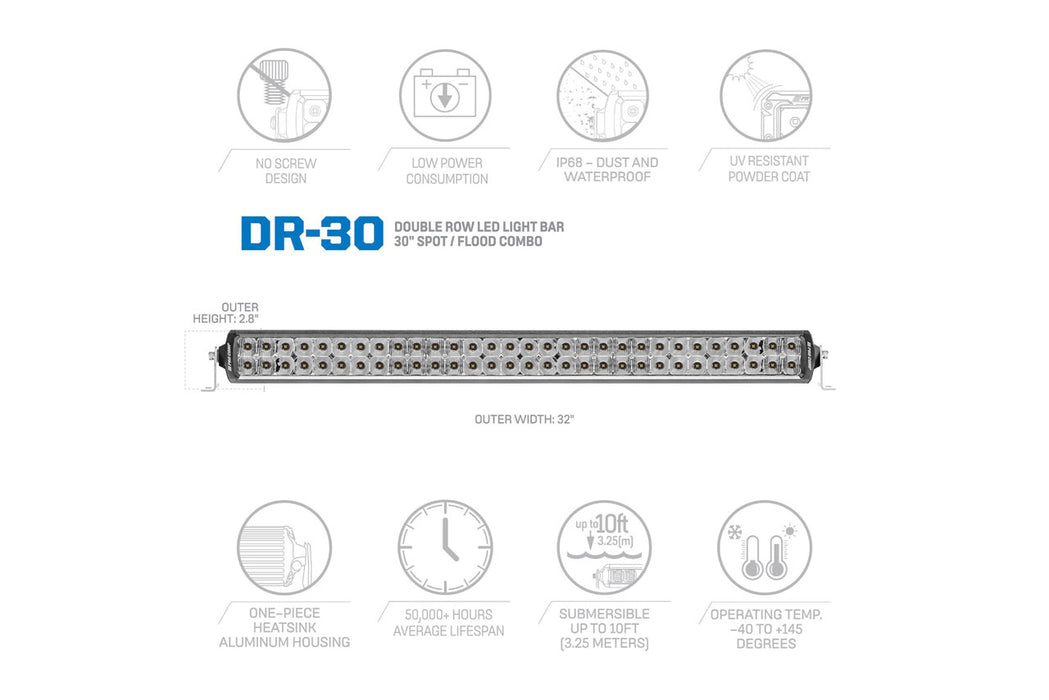 Pro Comp Double Row 30 Inch LED Light Bars EXP75230
