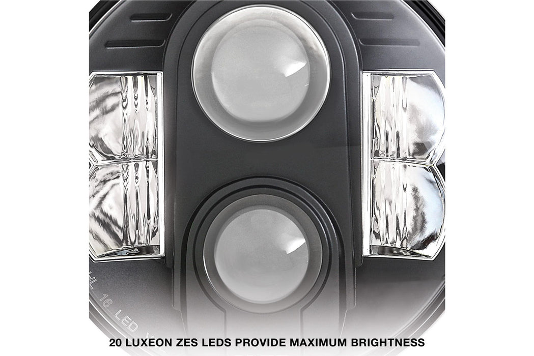Pro Comp 7in LED Headlights For 2007-2017 Jeep JK
