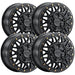 Raceline UTV A15GB Omega Beadlock A15GB-57060+38-A15GB-51060+25