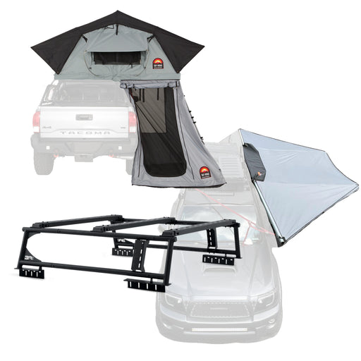 Body Armor 4x4 Overland Rack w/Sky Ridge Pike 2-Person Tent w/Annex Room & 180XL Awning TK-6126-20015-20010-2025
