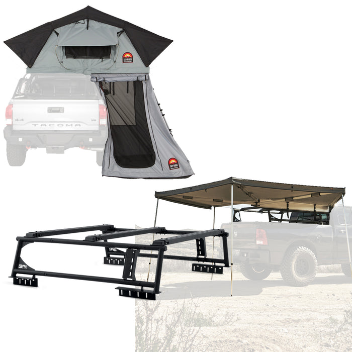 Body Armor 4x4 Overland Rack w/Sky Ridge Pike 2-Person Tent w/Annex Room & 270 Awning(Right Side TC-6125-20015-20010-2024