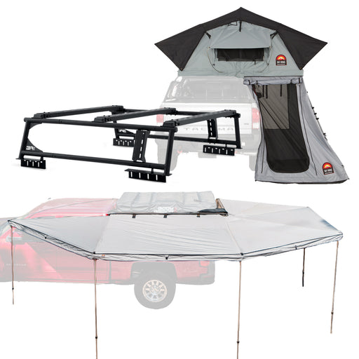 Body Armor 4x4 Overland Rack w/Sky Ridge Pike 2-Person Tent w/Annex Room & 270XL Awning(Left Side TK-6126-20015-20010-2026