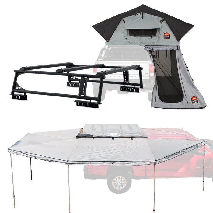 Body Armor 4x4 Overland Rack w/Sky Ridge Pike 2-Person Tent w/Annex Room & 270XL Awning(Right Side TK-6126-20015-20010-2027