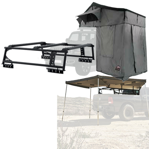 Body Armor 4x4 Overland Rack w/Sky Ridge Pike 3-Person Tent w/Annex Room & 270 Awning(Right Side TC-6125-20016-20011-2024