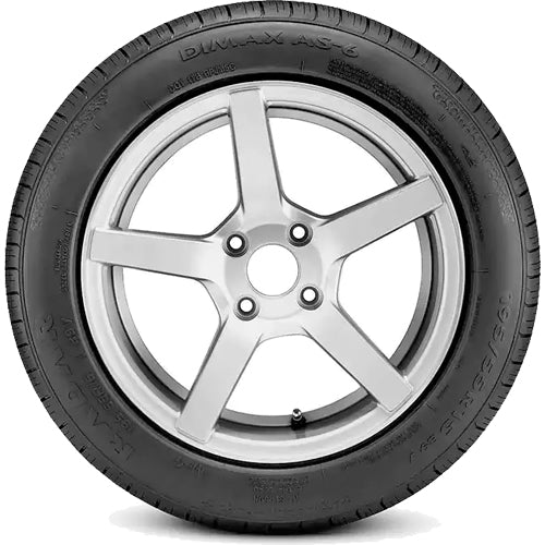 (QTY 2) 205/60R15 Radar Dimax AS-6 91H SL Black Wall Tires