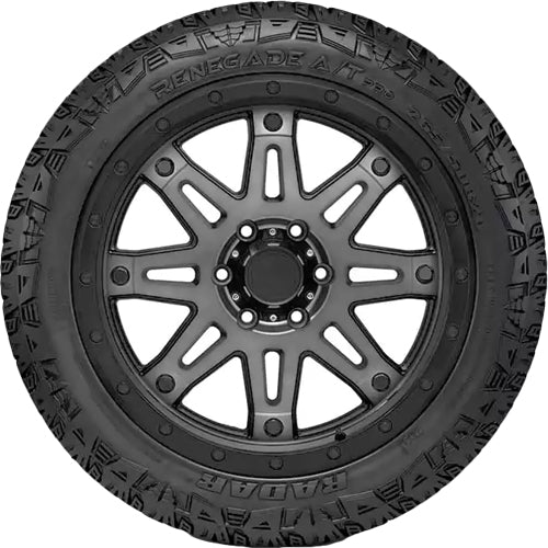 (QTY 5) 285/45R22 Radar Renegade A/T Pro 114H XL Black Wall Tires