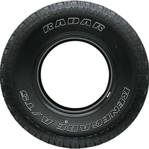 (QTY 2) 35x12.50R17LT Radar Renegade A/T5 121R LRE White Letter Tires