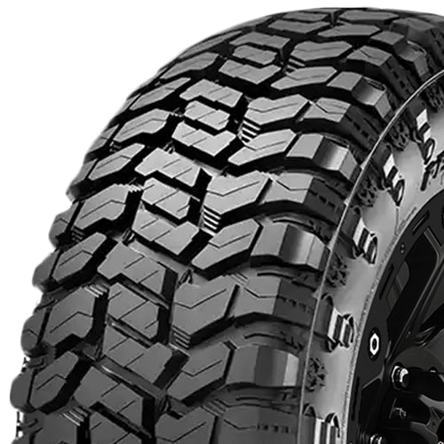 (QTY 5) 37x13.50R22LT Radar Renegade R/T 123Q LRE Black Wall Tires