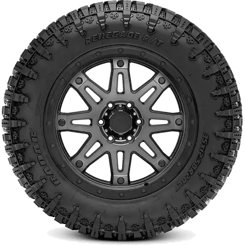 (QTY 2) 37x13.50R22LT Radar Renegade R/T 123Q Load Range E Black Wall Tires