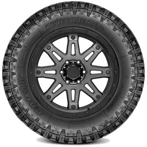 (QTY 2) 35x12.50R24 Radar Renegade R/T+ 114Q LRE Black Wall Tires