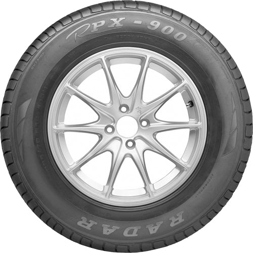(QTY 4) 205/65R15 Radar RPX-900 94H SL Black Wall Tires