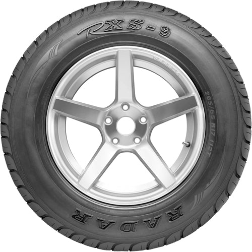 (QTY 2) 245/70R17 Radar RXS-9 110T SL Black Wall Tires