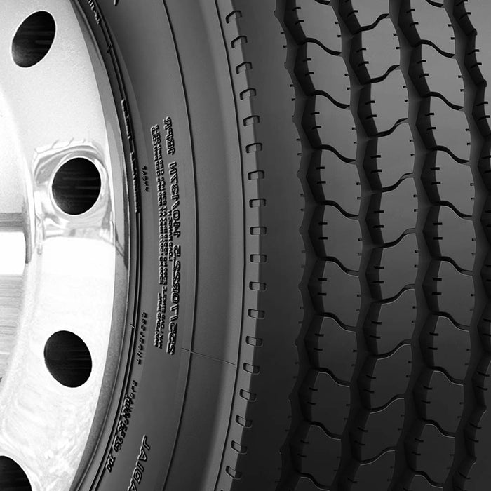(QTY 4) 215/75R17.5 RBP Courior T 135/133J LRH Black Wall Tires