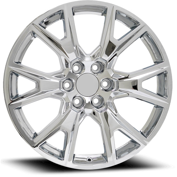 OE Performance 199C 24x10 6x5.5" +31mm Chrome Wheel Rim 24" Inch