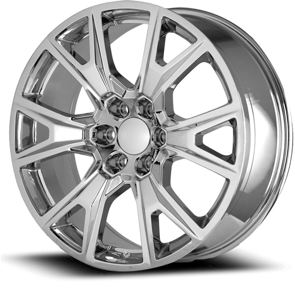 OE Performance 199C 24x10 6x5.5" +31mm Chrome Wheel Rim 24" Inch
