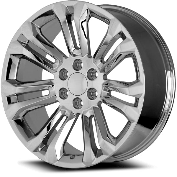 Replica PR205 CK159 24x10 6x5.5" +24mm Chrome Wheel Rim 24" Inch