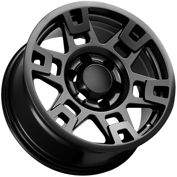 (Set of 5) OE Concepts TRD1 W230 17x8 6x5.5" +15mm Gloss Black Wheels Rims