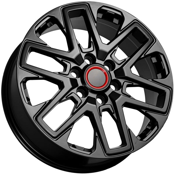(Set of 4) OE Concepts TRD10 W208 18x7.5 6x5.5" +60mm Satin Black Wheels Rims