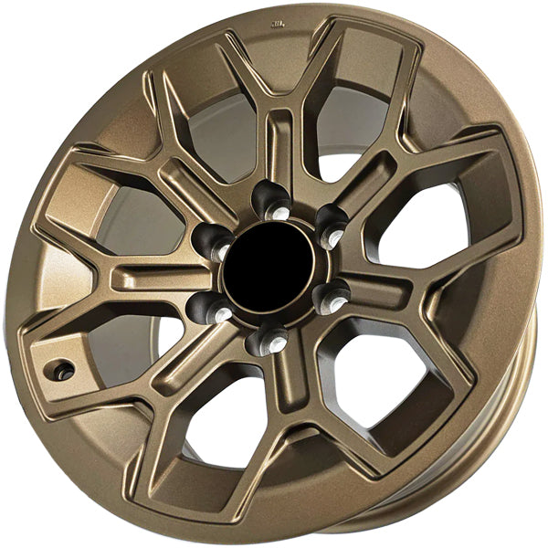 (Set of 5) OE Concepts TRD8 17x8 6x5.5" +5mm Bronze Wheels Rims 17" Inch
