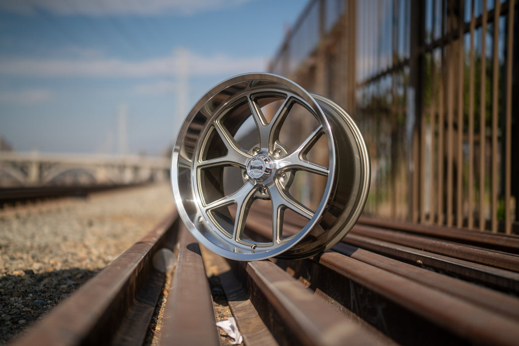 Ridler 661 18x8 5x4.5" +0mm Gunmetal Wheel Rim 18" Inch