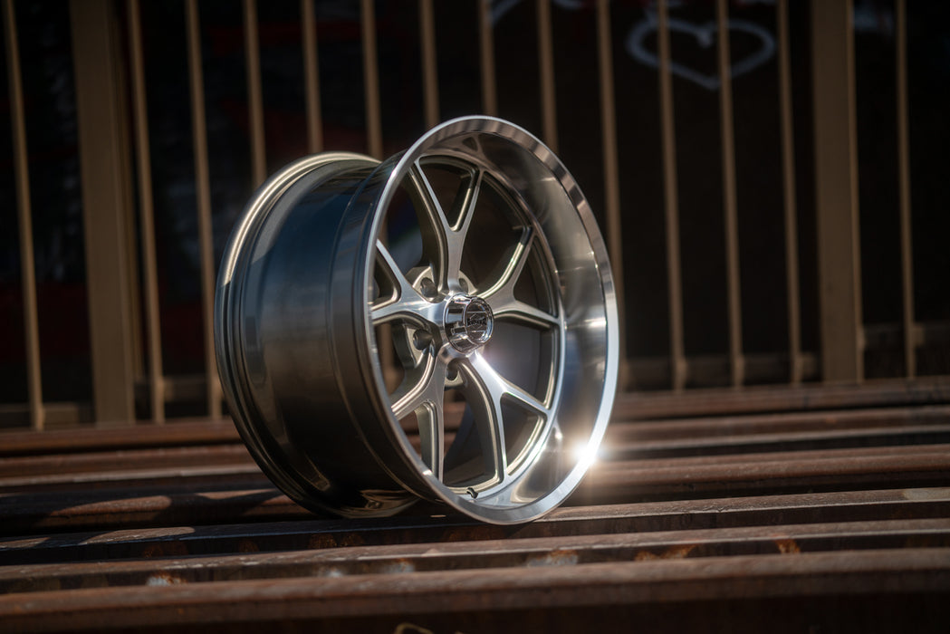 Staggered-Ridler 661 18x8,18x9.5 5x4.75" 0mm Gunmetal Wheels Rims
