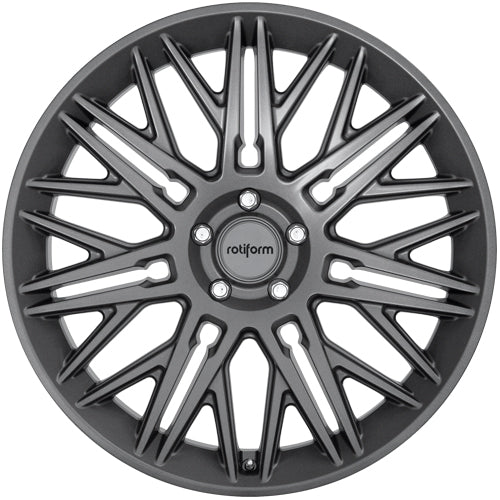 Rotiform R163 JDR 22x10 5x120 +30mm Gunmetal Wheel Rim 22" Inch