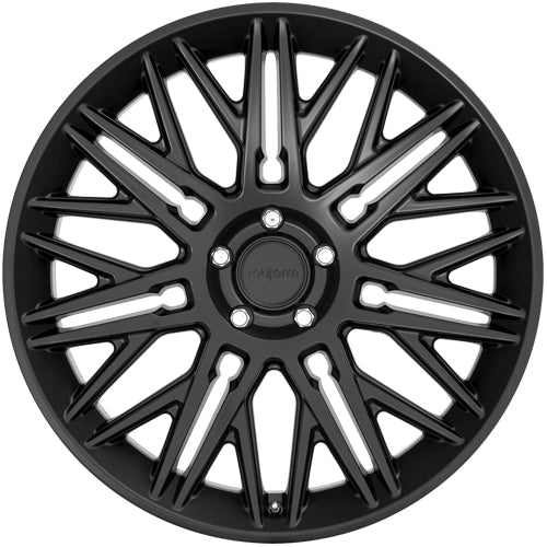 Rotiform R164 JDR 22x10 5x120 +30mm Matte Black Wheel Rim 22" Inch