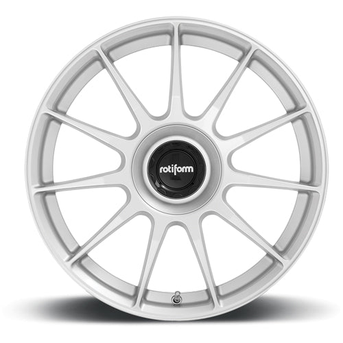 (Set of 4) Rotiform R170 DTM 17x8 5x112/5x120 +40mm Silver Wheels Rims 17" Inch