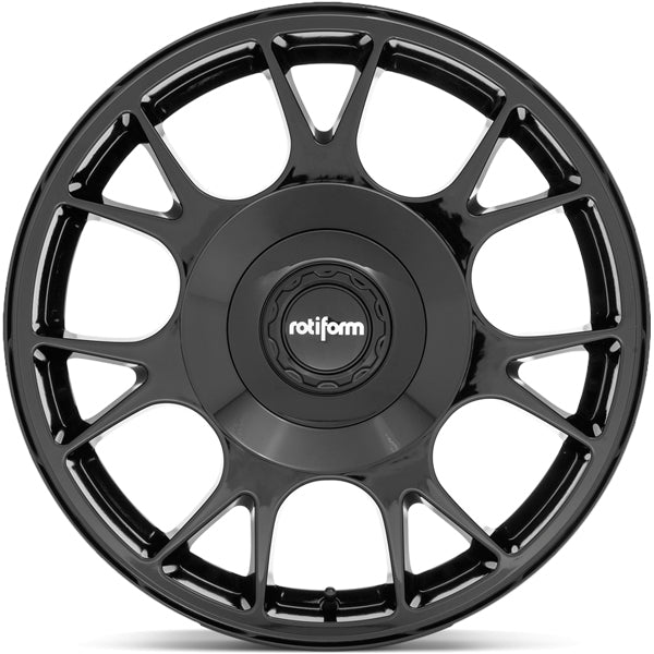 Rotiform R187 TUF-R 20x10.5 5x108/5x120 +40mm Gloss Black Wheel Rim 20" Inch