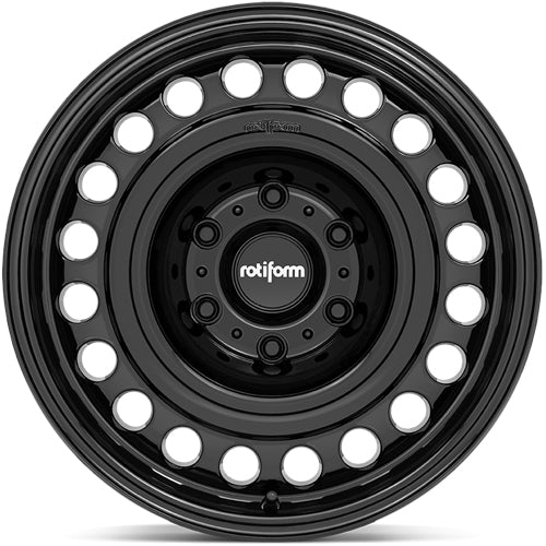 Rotiform R191 STL 18x9 6x5.5" +18mm Gloss Black Wheel Rim 18" Inch