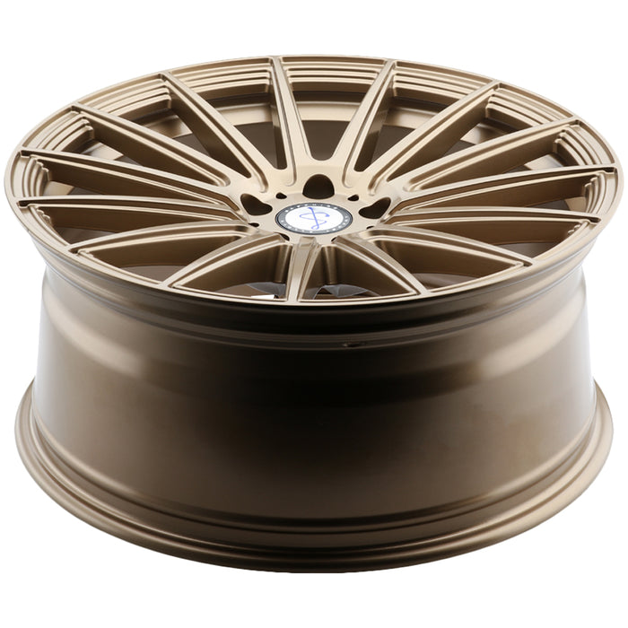 (Set of 4) Sapphire Luxury SX03 22x9 5x120 +35mm Bronze Wheels Rims
