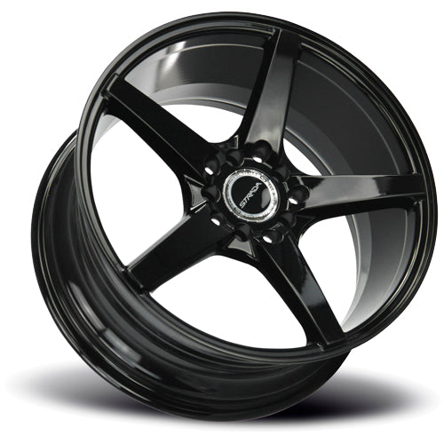 (Set of 4) Strada S35 Perfetto 22x8.5 5x4.5" +40mm Gloss Black Wheels Rims