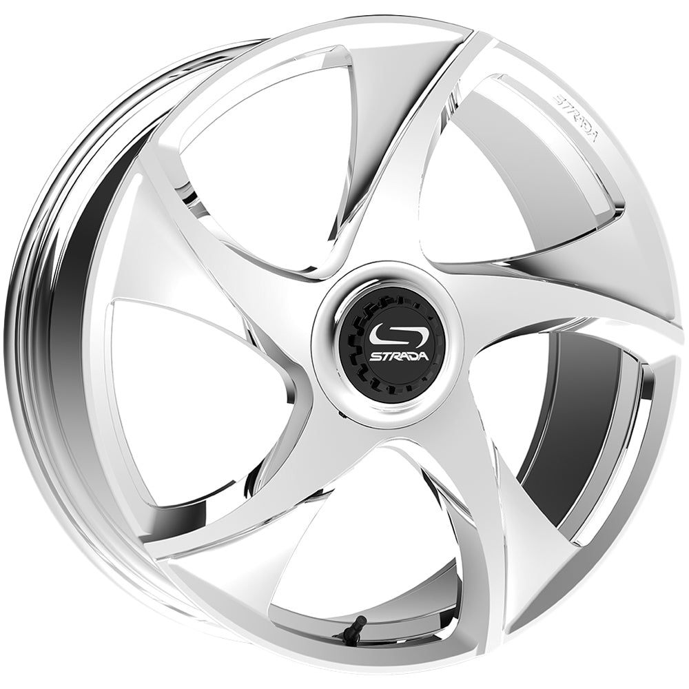 Strada SF69 Vino 22x9 5x112/5x115 +30mm Chrome Wheel Rim 22