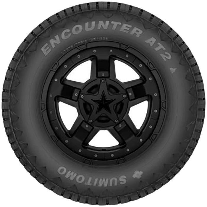 (QTY 4) 275/65R18 Sumitomo Encounter AT2 116T SL Black Wall Tires