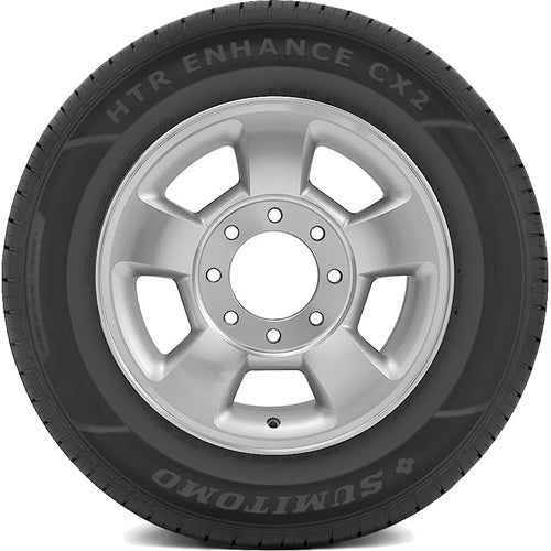 (QTY 2) 235/55R19 Sumitomo HTR Enhance CX2 105V XL Black Wall Tires