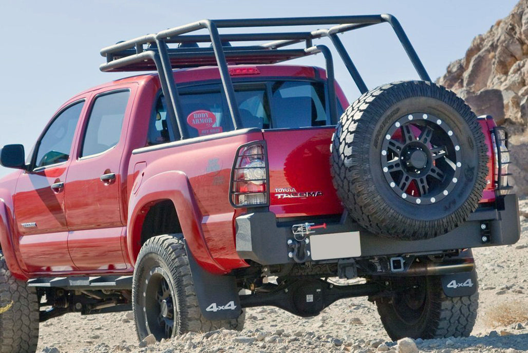 Body Armor 4x4 Front/Rear Pro Series Bumpers w/Carrier Fits 12-15 Toyota Tacoma