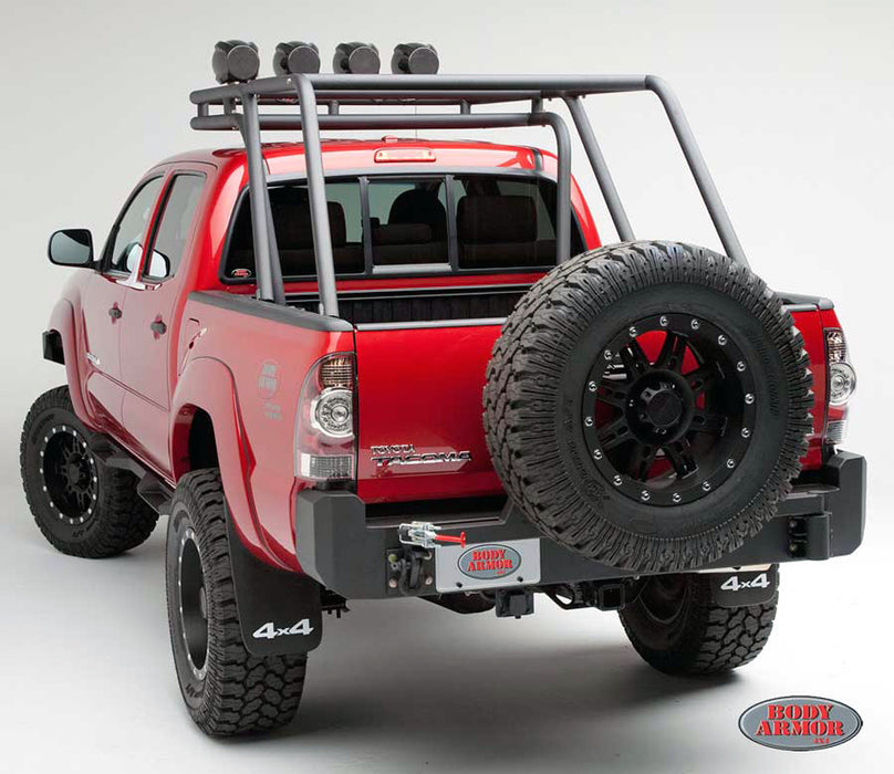 Body Armor 4x4 Front/Rear Pro Series Bumpers w/Carrier Fits 05-15 Toyota Tacoma