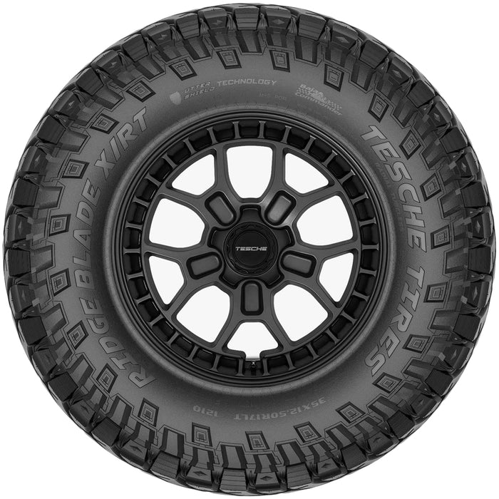 (QTY 4) 35x11.50R20LT Tesche Ridge Blade X/RT 126K LRF Black Wall Tires