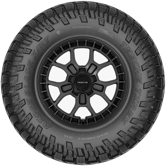 (QTY 5) 33x13.50R24LT Tesche Ridge Blade X/RT 123K LRF Black Wall Tires