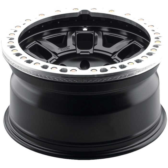 (Set of 4) Thret 602 Maze Beadlock 17x9 8x6.5" -38mm Matte Black Wheels Rims
