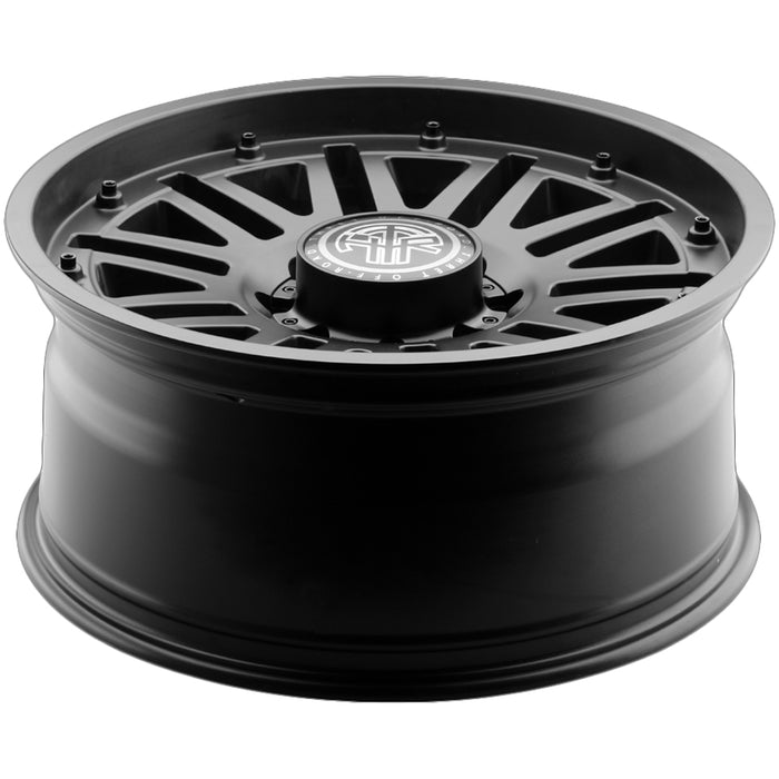 (Set of 4) Thret Off-Road 701 Storm 20x9 8x6.5" +0mm Satin Black Wheels Rims