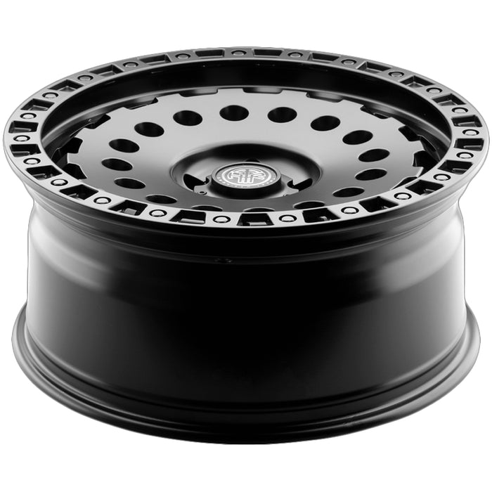 (Set of 5) Thret Off-Road 702 Firewall 17x9 5x4.5" -12mm Satin Black Wheels Rims