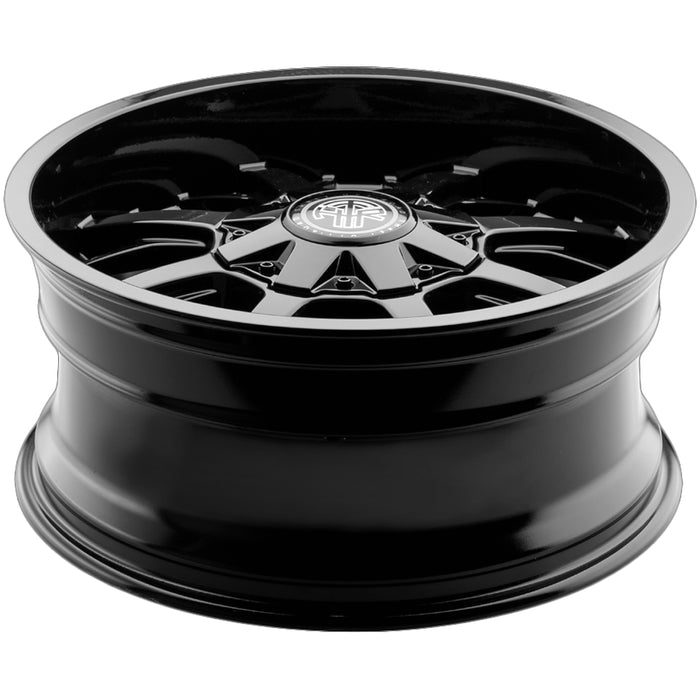 (Set of 5) Thret 801 Vulcan 20x9 6x135/6x5.5" +0mm Gloss Black Wheels Rims