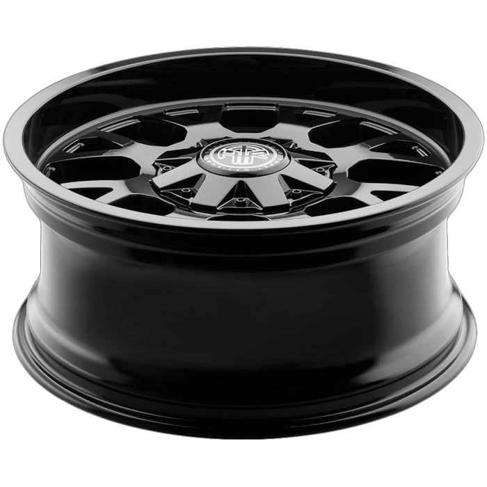 (Set of 4) Thret 802 Attitude 20x9 5x5"/5x5.5" +18mm Gloss Black Wheels Rims