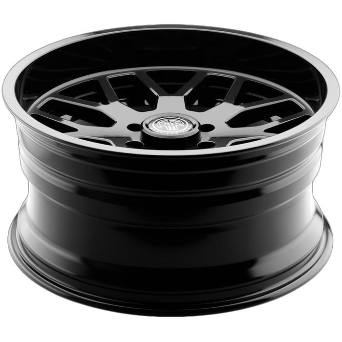 (Set of 4) Thret Off-Road 901 Monarch 22x10 6x135 -21mm Gloss Black Wheels Rims