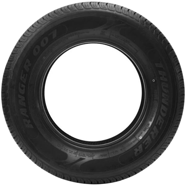(QTY 4) 225/75R15 Thunderer Ranger 007 R601 102T SL Black Wall Tires