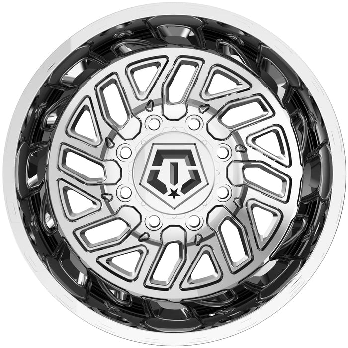 Set of 6-22" Inch TIS 544C Dually 8x210 Chrome Wheels Rims