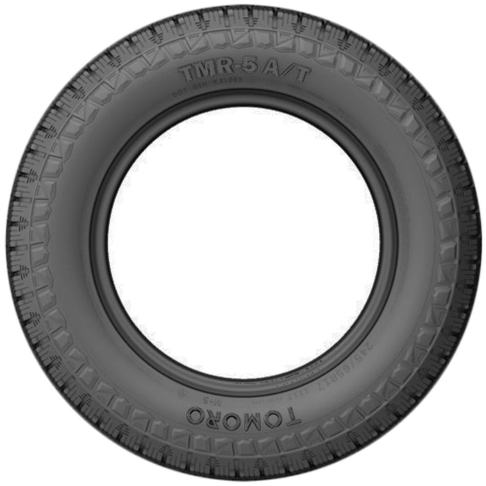 (QTY 4) 31x10.50R15LT Tomoro TMR-5 A/T 109S LRC Black Wall Tires