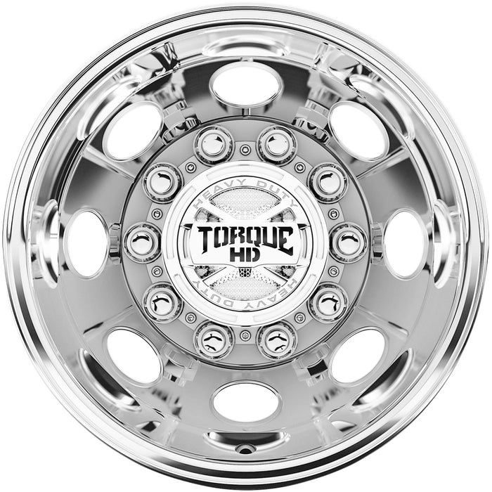 Set of 4-20" Inch Torque HD TW612F Revolver 10x225 Polished Wheels Rims